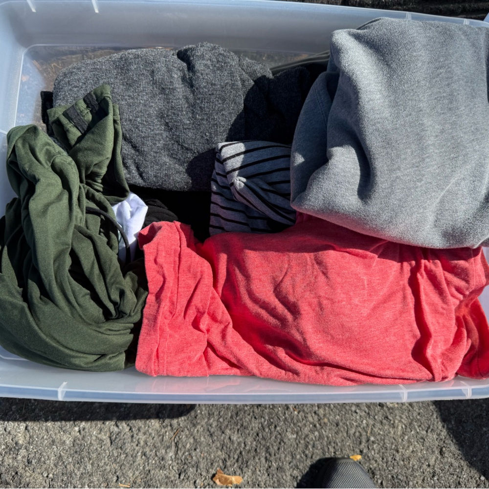 Box of Medium maternity Tops